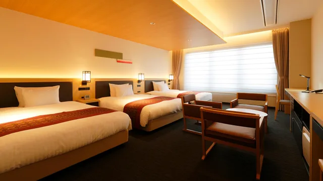 غرفة ديلوكس ثلاثية، Kanazawa Sainoniwa Hotel 1/1