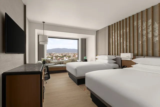 غرفة كلوب بسريرين منفصلين، Chiang Mai Marriott Hotel 1/2