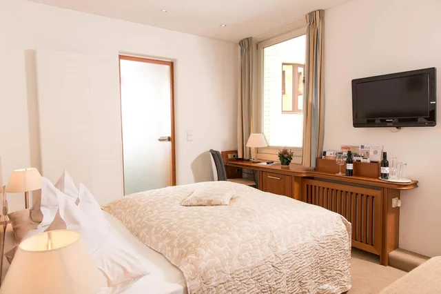 غرفة صغيرة بسرير كوين، Baseler Hof Hotel 6/8