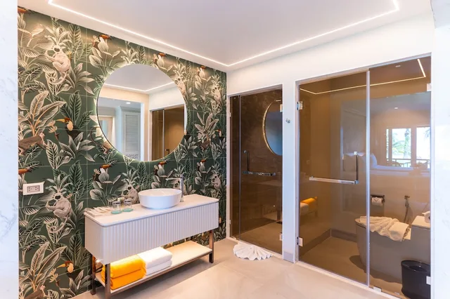غرفة غراند بسريرين منفصلين، The Hotspring Beach Resort and Spa 4/4
