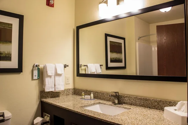 غرفة ديلوكس بسرير كينج، Cobblestone Hotel & Suites - Chippewa Falls 8/8