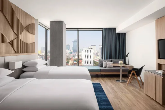 غرفة ديلوكس تنفيذية بسريرين منفصلين مع أريكة، Courtyard Phnom Penh 1/9