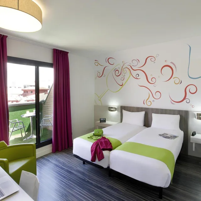 غرفة سوبيريور بسرير مزدوج، Ibis Styles Madrid Prado 3/9