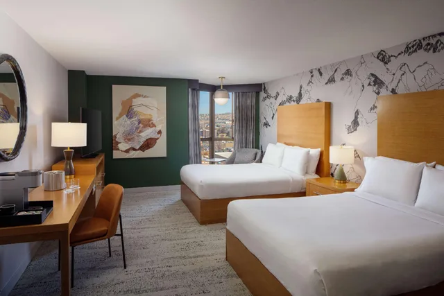 Room, Double Bed, Accessible, Whitney Peak Hotel Reno, Tapestry Collection by Hilton 3/4