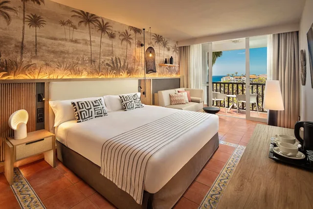 غرفة قياسية بسرير مزدوج بإطلالة جزئية على البحر، Esencia de Fuerteventura by Princess Hotels 4/9