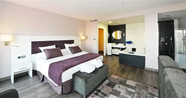 غرفة كلوب بسرير مزدوج أو سريرين منفصلين، Hotel Salobrena Suites 1/8