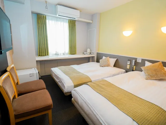 غرفة ركنية بسرير فردي، Hotel Areaone Okayama 1/1