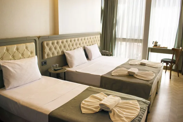 غرفة قياسية ثلاثية بثلاثة أسرّة بإطلالة على البحر، Mayer Hotel 8/10