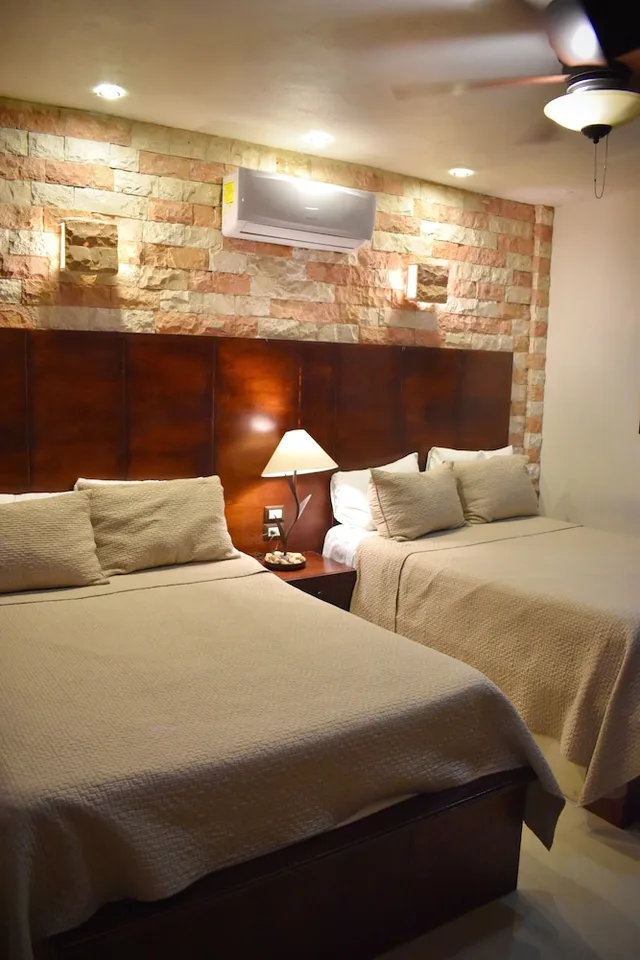 غرفة قياسية رباعية بسريرين مزدوجين، El Zaguán Colonial 4/7