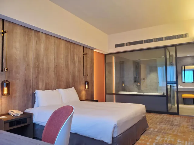 جناح عائلي ديلوكس بسرير كوين، Parkview Hotel Hualien 2/3
