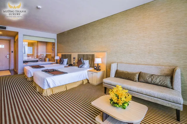 غرفة عائلية ثلاثية بسرير كينج وسرير فردي، Muong Thanh Luxury Khanh Hoa Hotel 6/9