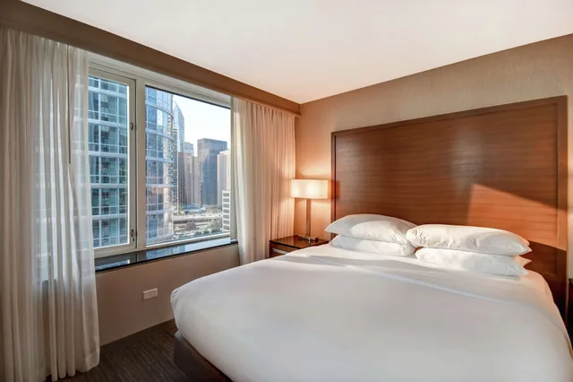 جناح أساسي بسرير كينج مع أريكة، Embassy Suites by Hilton Chicago Downtown Magnificent Mile 2/9
