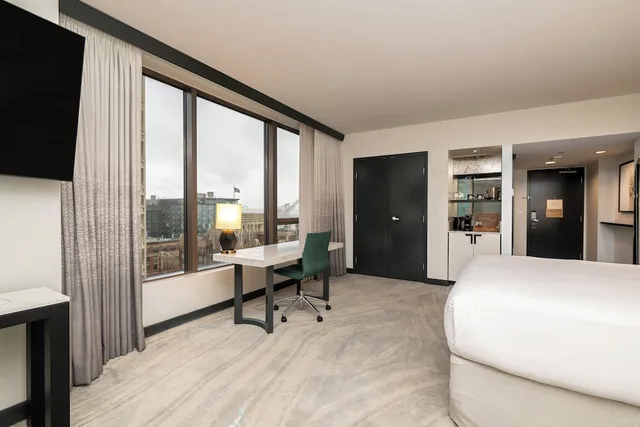 غرفة ركنية بسرير كينج، Hotel 1000 Seattle 3/6