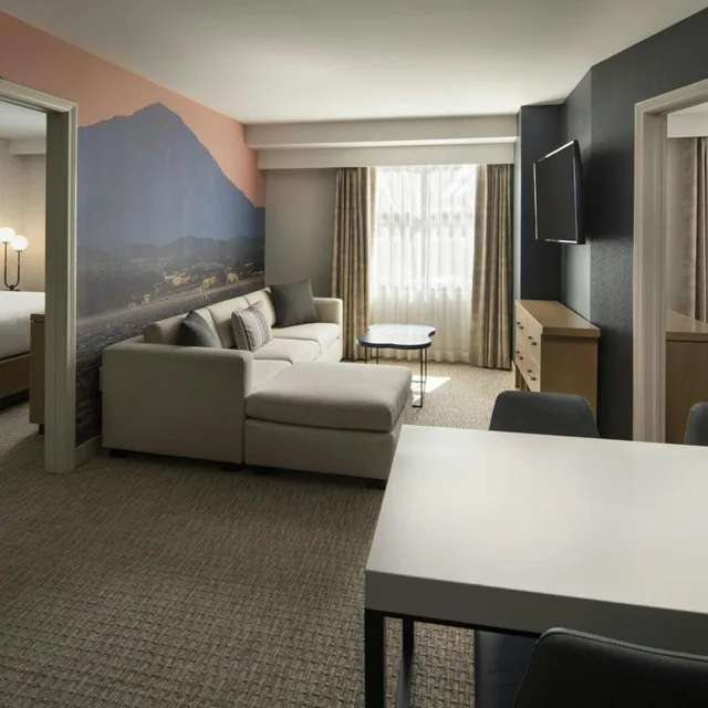 جناح بغرفتي نوم مع أريكة، Residence Inn Irvine John Wayne Airport Orange County 5/9