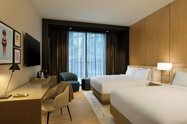 غرفة ديلوكس بسريرين كوين، JW Marriott Reston Station 3/8