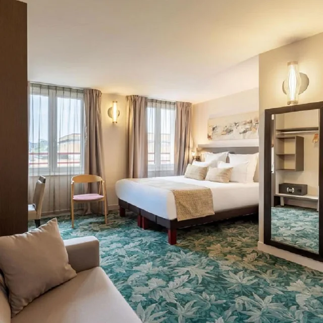 غرفة عائلية، Best Western Plus Hotel Belfort Centre Gare 5/9