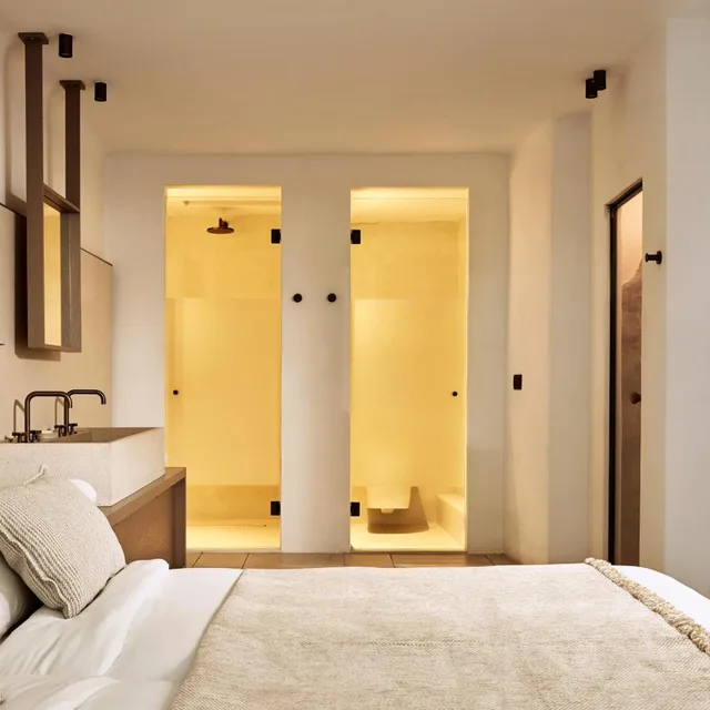 غرفة عائلية بإطلالة على البحر، Mykonos Adonis Hotel 1/10