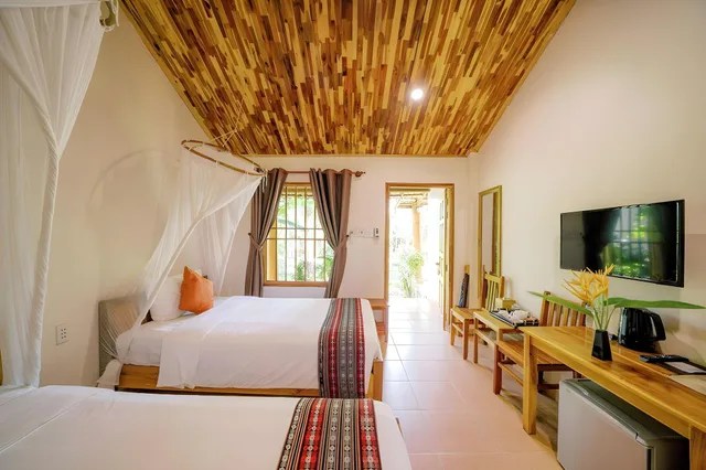 بنغل عائلي بسريرين مزدوجين، La Mer Resort 2/3