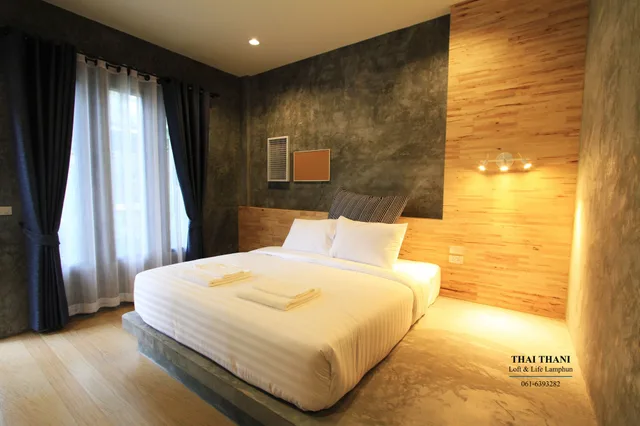 غرفة سوبيريور بسرير كينج بإطلالة على الحديقة، THAI THANI LOFT & LIFE LAMPHUN 1/2