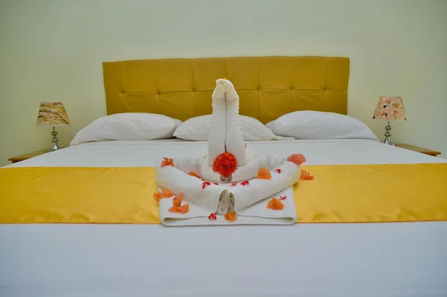 غرفة قياسية بسريرين مزدوجين بإطلالة على الحديقة، Fun Holiday Beach Resort 9/10