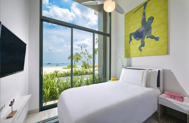 لوفت بسرير كوين وسرير فردي بإطلالة على البحر بغرفتي نوم، Cassia Bintan 1/11
