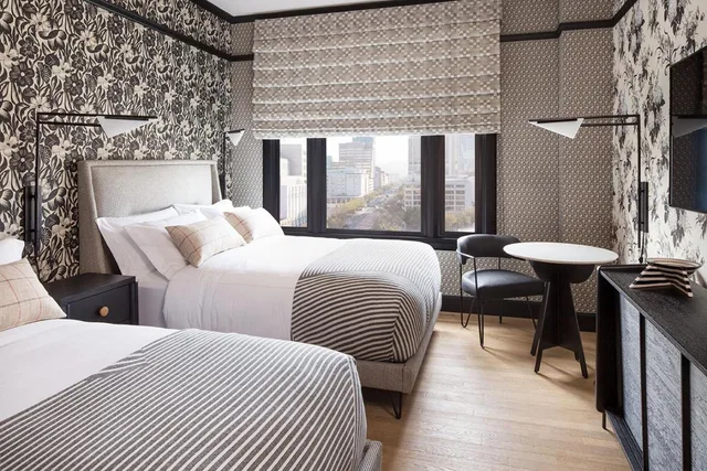 غرفة بريميير بسريرين مزدوجين بإطلالة على المدينة، San Francisco Proper Hotel Ex Renoir 2/8