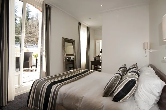 غرفة قياسية بسريرين منفصلين بحمام خاص، La Villa Eugene 2/7