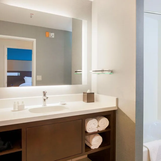 استوديو بسرير كينج مع أريكة لذوي الإعاقة، Residence Inn By Marriott San Jose Airport 2/2