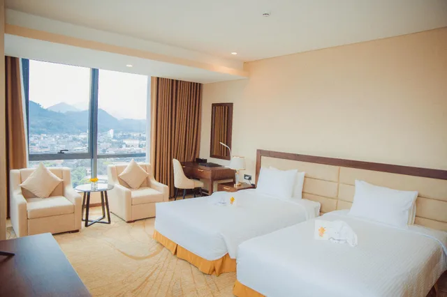غرفة ديلوكس بسريرين منفصلين، Muong Thanh Luxury Cao Bang Hotel 1/2