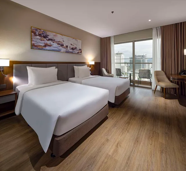 غرفة ديلوكس بسريرين منفصلين، Annova Nha Trang Hotel 1/2