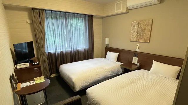 غرفة قياسية بسريرين منفصلين، Hotel Route-Inn Miyako 1/1