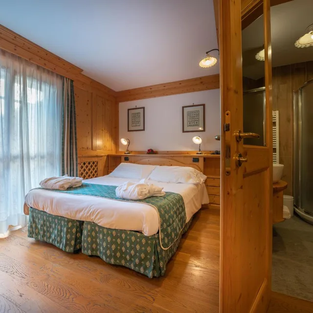 غرفة بسرير مزدوج أو سريرين منفصلين، Hotel Lo Scoiattolo 5/8