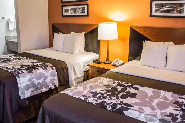غرفة بسريرين مزدوجين، Sleep Inn Savannah Gateway I-95 3/4