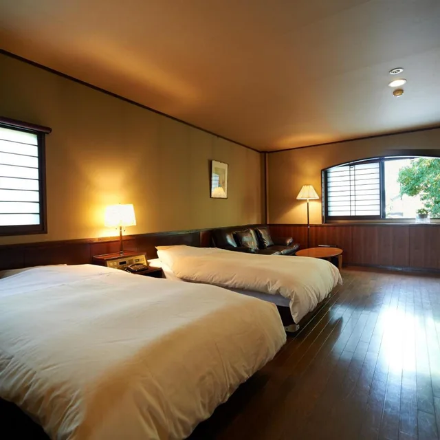 Room, Twin Beds, Shared Bathroom, Hotel Kazahaya 2/6