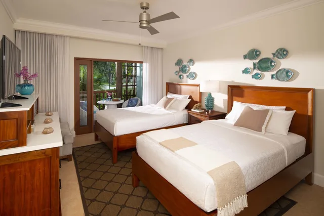 غرفة غراند فاخرة عائلية بإطلالة على الحديقة بغرفتي نوم، Beaches Negril 2/3