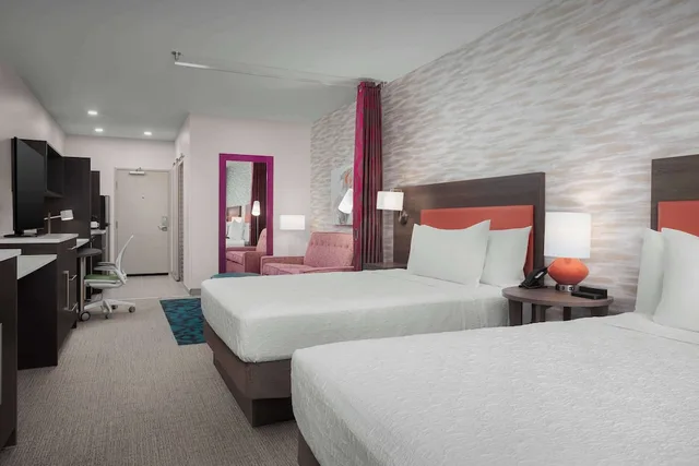 جناح استوديو بسريرين كوين بحوض استحمام، Home2 Suites By Hilton Laredo North 1/3