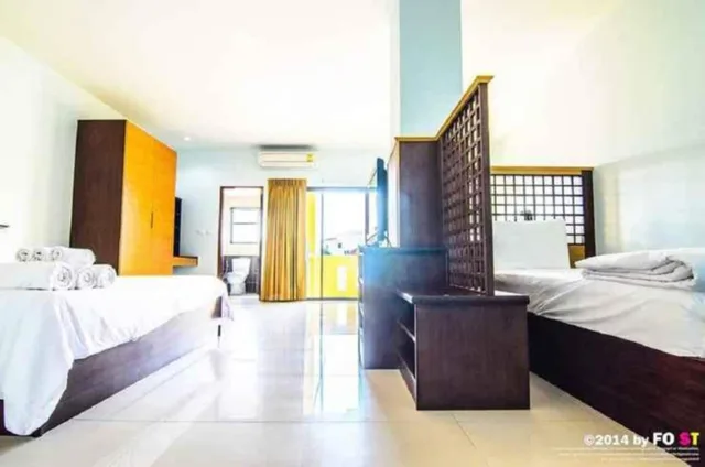 غرفة ثلاثية بسرير كينج وسرير فردي، Aj Residence 5/9