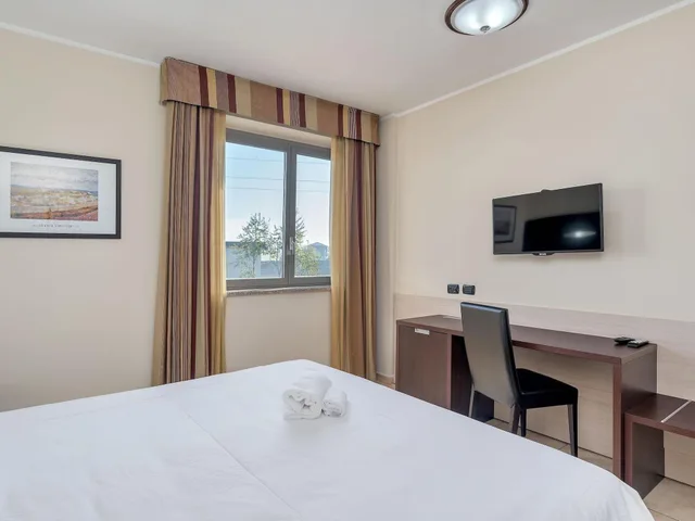 غرفة قياسية بسرير مزدوج لذوي الإعاقة، B&B HOTEL Settimo Torinese 5/6