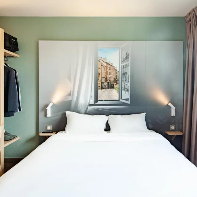 غرفة قياسية بسرير مزدوج، B&B Hotel Meaux 5/9