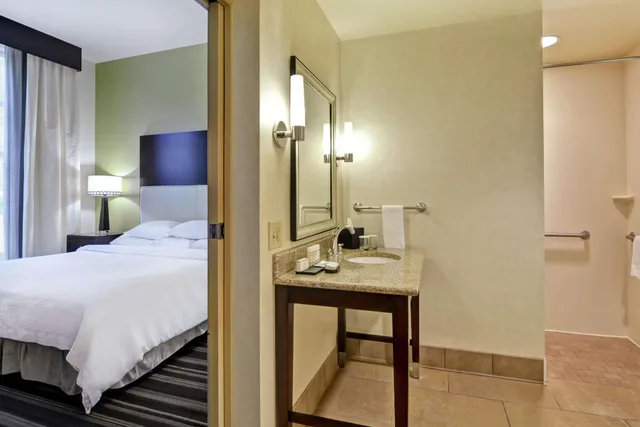 جناح بسرير كينج بغرفة نوم واحدة لذوي الإعاقة، Embassy Suites By Hilton Savannah Airport 1/2