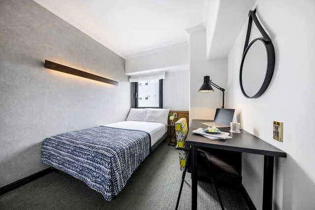 Semi Room, Standard, Single, Semi Double Bed، Estinate Hotel Naha 3/3