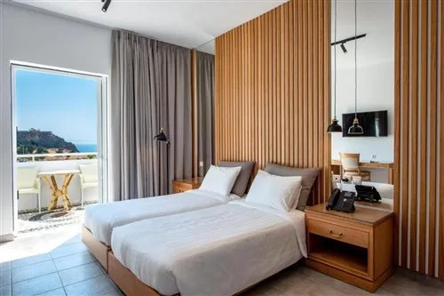 Twin Room Renovated، Lindos View 2/2