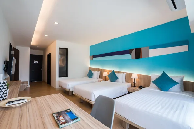 غرفة متصلة ديلوكس عائلية بغرفتين، Hotel J Inspired Pattaya 4/9