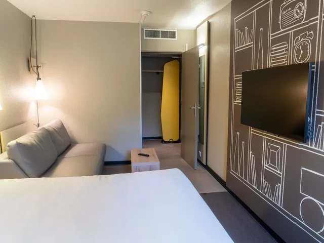 غرفة ديلوكس بسرير مزدوج مع أريكة، Ibis Compiegne 2/7