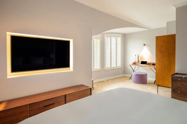 شقة بسريرين مزدوجين بشرفة بغرفتي نوم، Marriott Executive Apartments Brussels, European Quarter 9/9