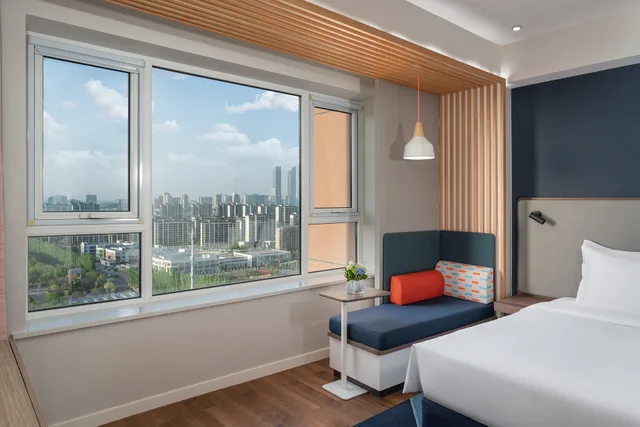 غرفة قياسية بسرير مزدوج، Holiday Inn Express Yinchuan Downtown 8/9
