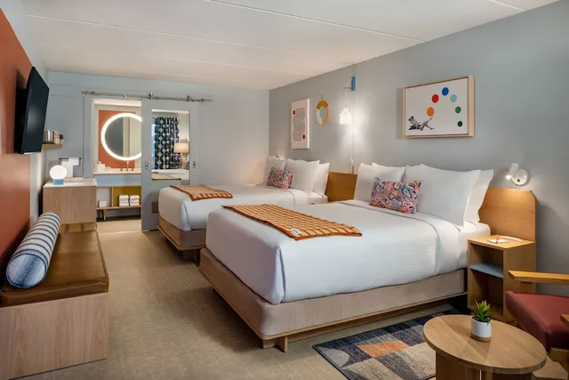 غرفة متصلة بسرير مزدوج، The Wayback Pigeon Forge A Tribute Portfolio Hotel 1/7