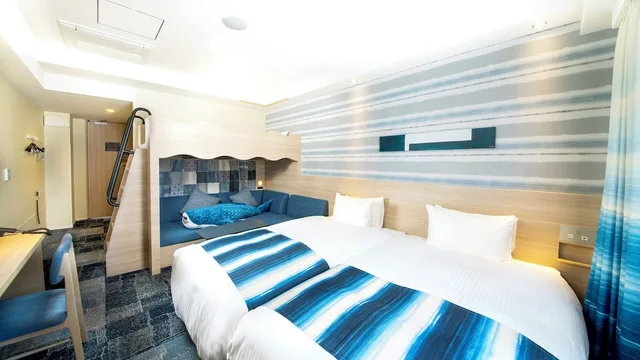 Family, Twin Beds, Bunk Bed, Hotel Torifito Naha Asahibashi 8/10