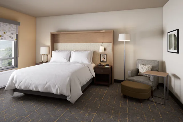 جناح بسرير فردي بغرفة نوم واحدة مع أريكة، Holiday Inn Lansdale 1/2