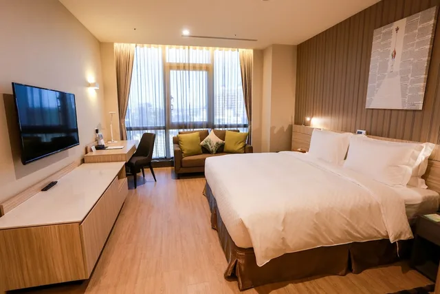 جناح تنفيذي بسرير كينج، Aj Hotel Hsinchu 1/4